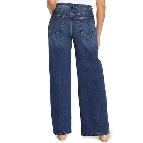 Nine West Dark Blue Flare Jeans - Picture 3 of 5
